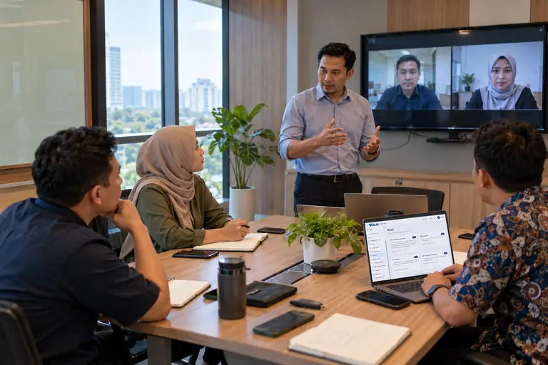 Rapat koordinasi antar kepala cabang